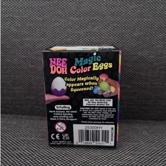 NEE DOH Magic Color Egg Blue bottom NEW UNOPENED - Picture 2 of 5